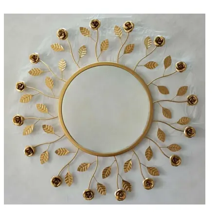 Golden Floral Wall Decor